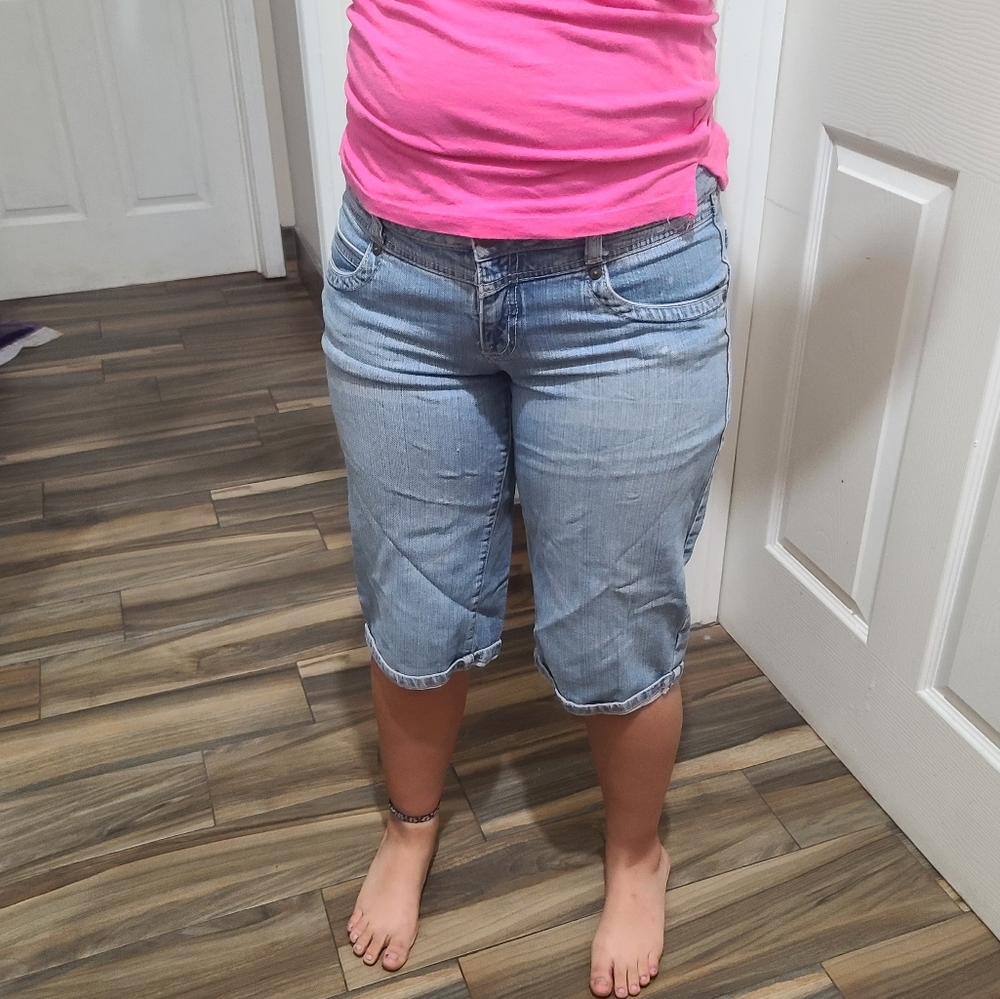 Jean Knee Shorts